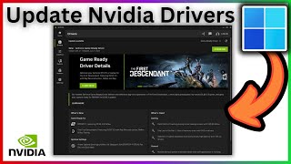 Update Nvidia Drivers Windows 11  Full Guide [upl. by Aidnama50]