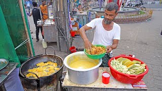 Pumpkin Cauliflower Pointed Gourd Shrimp Eggs amp etc Chops Making  Bangladeshi Street Food [upl. by Nitsu]