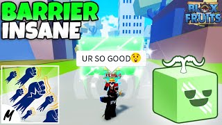 THIS NEW BARRIER COMBO IS OP🔥😨  Blox Fruit Barrier Combo [upl. by Fidellas117]