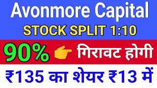 avonmore capital 90 गीरेगा  avonmore capital share latest news bonus amp split [upl. by Attelrahc797]