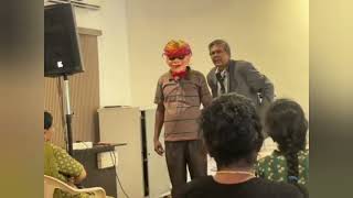 Ventriloquist performs with Johnny Mask amp Stringed Puppets  Parivalaya Eng Wesley Church Egmore [upl. by Ahsrav]