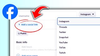 How to Add social Media Clickable Links to your Facebook Page [upl. by Yusuk54]