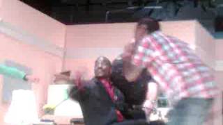 Lloyd havin fun on stage with the cast of quotWhen the Lights Go Outquot Sept 3 [upl. by Leroi]