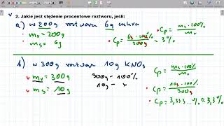 Stężenie procentowe [upl. by Hillari]
