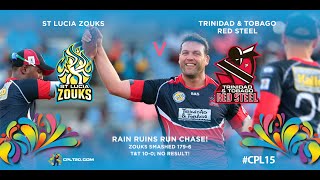 Game 2 Highlights  Zouks vs Red Steel  CPL15 [upl. by Aittam]