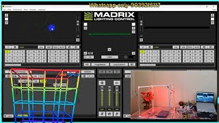 Madrix 5 to Art net 6612 Pro 3d Cube Mapping7415463658 [upl. by Nisen912]