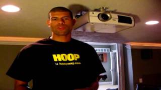 HOOP Shane Battier Epson PowerLite Home Cinema 8100 [upl. by Saerdna503]