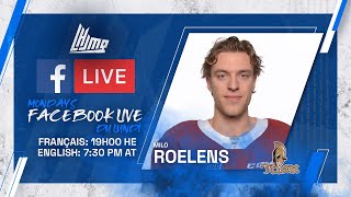 Facebook En Direct LHJMQ  avec Milo Roelens Titan AcadieBathurst [upl. by Hobart]