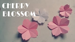 Origami Cherry Blossom  Origami Easy [upl. by Dupin]