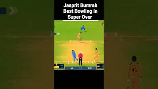 Jasprit Bumrah Best Bowling in Super over shortfeed yyshorts trending following viral rc24 [upl. by Airoled]