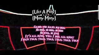 Billy IdolMony Mony lyrics algorithm lyricvideo classicrock poprock billyidol [upl. by Mcclenon]