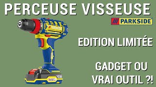 Test Perceuse visseuse sans fil 20V édition limité Parkside avis [upl. by Gala644]