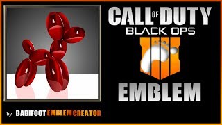 BO4 Emblem Tutorial  Balloon Dog [upl. by Rozanna]