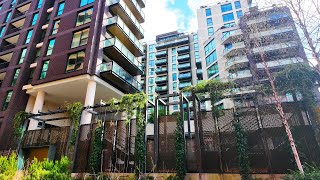 4K Sunny Day at Kings Cross  Gasholder Park  London Walking Tour [upl. by Jairia109]