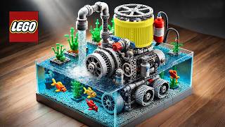 I Built A Giant Lego Water Pump For My Fish 🐠 Lego Auto Tech [upl. by Obrien]