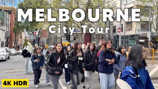 MELBOURNE CITY TOUR 2024  AUSTRALIA WALKING VIDEO  SPRING SEASON in China Town and CBD [upl. by Annocahs]