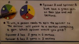 7th Grade Math 131a Finding Theoretical Probability [upl. by Fotina]