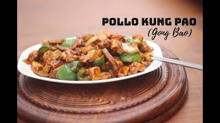 Pollo Kung Pao Gong Bao  Estilo chino receta PICANTE  Pollo picante chino [upl. by Philcox]