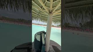 Hideaway Beach Club CocoCay  Natural Umbrella Gazebo with Table in the Water enjoytheview cruise [upl. by Barnie531]