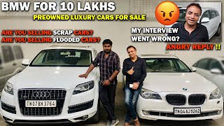 BMW AUDI FOR 10 LAKHS  Preowned Luxury Cars Sale in Chennai at Cheapest Price  Tulsi Cars [upl. by Cavanagh133]