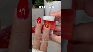 MY GO TO NAILS  HOLIDAY NAILS nails almondnails nailart nailinspo unhas winternails diynails [upl. by Danforth]