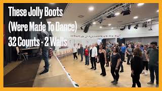 These Jolly Boots Were Made To Dance  Line Dance  Casey‘s Line Dance [upl. by Junina]