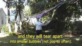 OUTDATED REMAINS AS REFERENCE Big Outdoor Soap Bubbles  Recipe amp How To Do [upl. by Eibor]