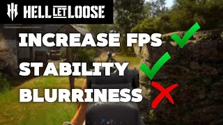 HUGE FPS BOOST  MORE STABILITY  MORE VISIBILITY  Hell Let Loose Performance Boost Guide [upl. by Noorah988]