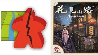 The Broken Meeple  Hanamikoji Review [upl. by Nnyllaf]