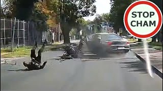 Wypadek motocyklisty z osobówką 1635 Wasze Filmy [upl. by Dyson843]