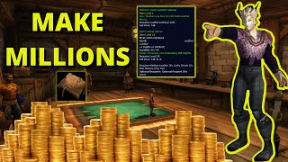 Making MILLIONS With Leatherworking Dark Leather Gloves shorts worldofwarcraft goldmaking [upl. by Ateuqirne583]