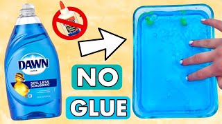 DO NO GLUE SLIME RECIPES WORK 🤨😱 How to make Slime WITHOUT Glue amp Activator Easy DIY Craft [upl. by Seppala]