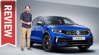 Neuer VW TRoc R 2019 mit 300 PS Design Felgen Cockpit und Innenraum im Detail kurzes Review [upl. by Flor]