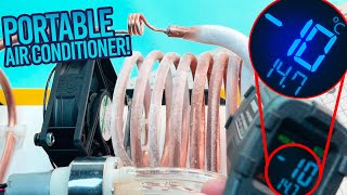 How to Make a Powerful Mini Freezer  Portable Mini Air Conditioner up to 10ºC [upl. by Eimaral425]