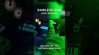 Performing Drum and Bass live mc707 roland dawless drumandbass dnb synth [upl. by Lyda]