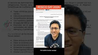 RESICO SAT BENEFICIOS Y OBLIGACIONES [upl. by Cameron]