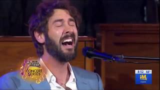 Josh Groban Bridge Over Troubled Water Live on GMA [upl. by Martita]