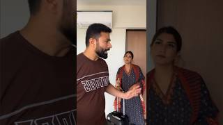 Jarahi hu ghar chor ke 😳shortsfeed comedy marriedlifecomedy [upl. by Adriane]