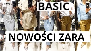 MIERZYMY NOWOŚCI ZARA  BASICOWE STYLIZACJE PROSTE ŁADNE I MODNE [upl. by Breed363]