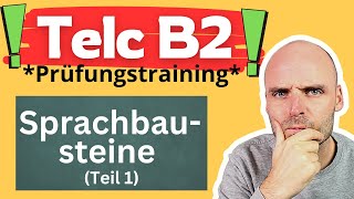 TELC B2 Sprachbausteine Teil 1  kompletter Test  Erklärung und Übungen [upl. by Aicilehp632]