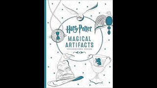 Flip Through Harry Potter  Magical Artifacts Coloring Book [upl. by Georgie]