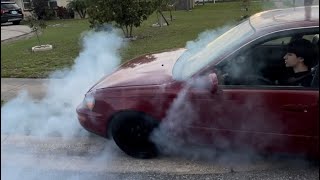 Static 1997 Corolla driving around and getting stuck ae101 jdm cars corolla static racing [upl. by Analli]