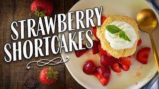 Tastes of Summer ☀️  Easy amp Delicious STRAWBERRY SHORTCAKE Recipe 🍓🍰 [upl. by Tasha711]