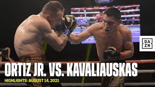 HIGHLIGHTS  Vergil Ortiz Jr vs Egid Kavaliauskas [upl. by Aenahs781]