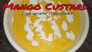 Mango Custard Recipe In Hindi  How To Make Mango Custard  Easy Mango Custard Recipe [upl. by Elinor]