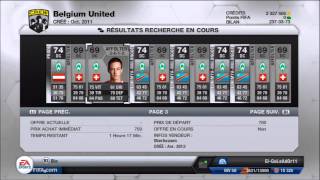 Fifa 13 Ultimate Team  Comment avoir du crédit  Tuto Achat  Vente Spéciale Bundes et Serie A [upl. by Mariya]