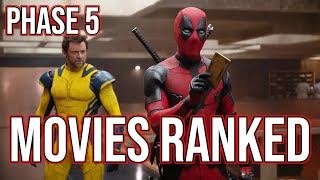 Ranking ALL MCU Movies  Phase 5 [upl. by Pickett980]