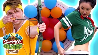 PUNISHMENT ARCHERY Smosh Summer Games [upl. by Kreegar]