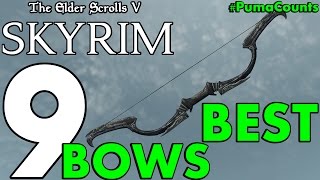 Top 9 Best Bows and Arrows in the Elder Scrolls Skyrim Remastered PumaCounts [upl. by Macintyre]