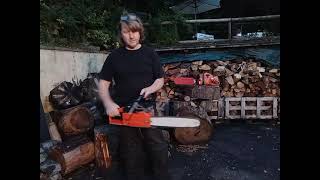 Dolmar 111 West German 52cc Chainsaw for parts amp a funny story about a Husqvarna 266SG 😱😂😃 [upl. by Sharleen775]